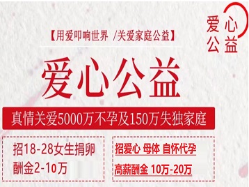 疏勒捐卵助孕生子 爱心志愿者招募